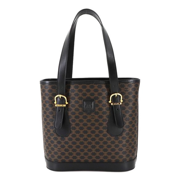 CELINE Black Leather Tote Bag - Picture 1 of 10